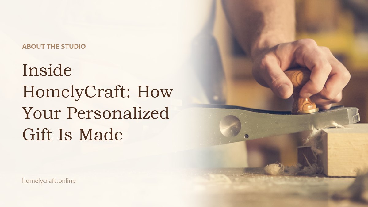 Inside HomelyCraft: How Your Personalized Gift Is Made
