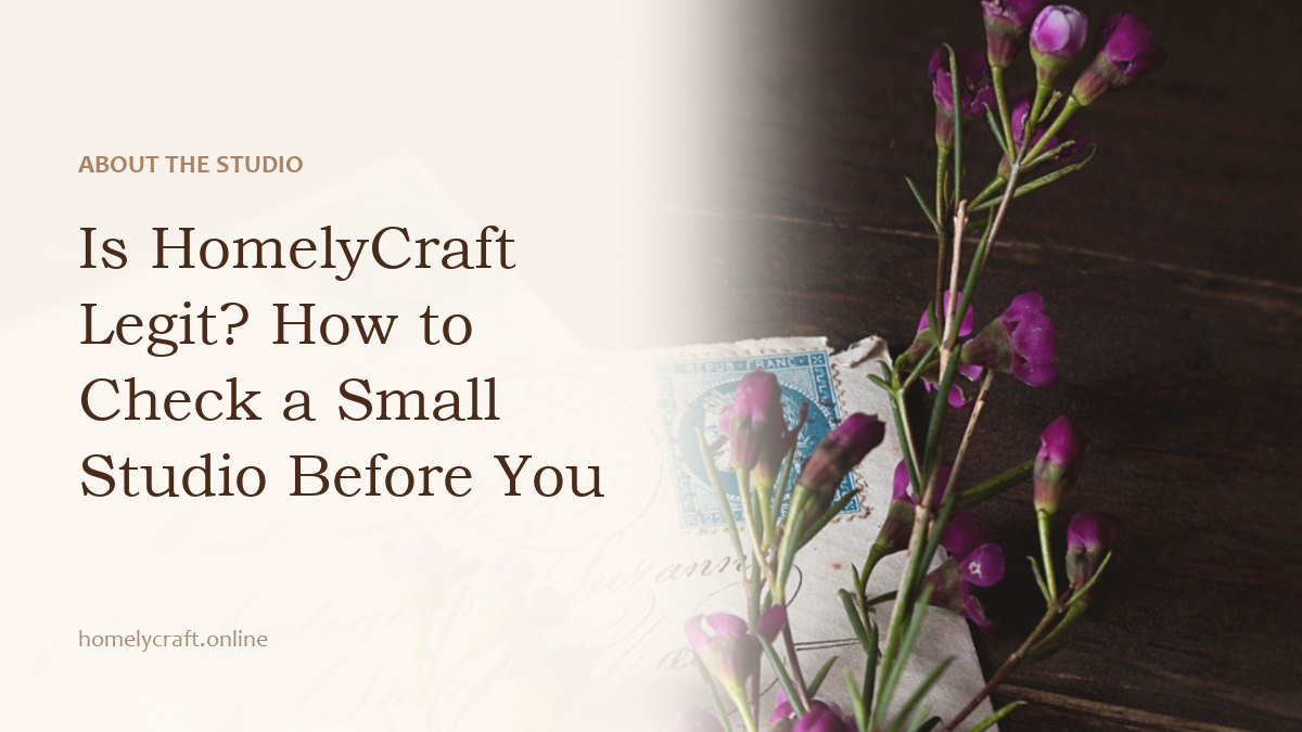 Is HomelyCraft Legit? How to Check a Small Studio Before You Order