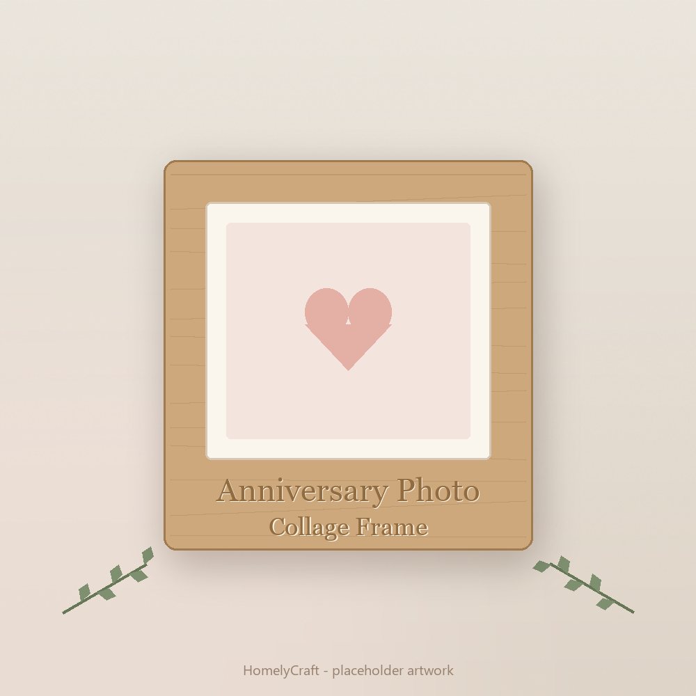 Anniversary Photo Collage Frame