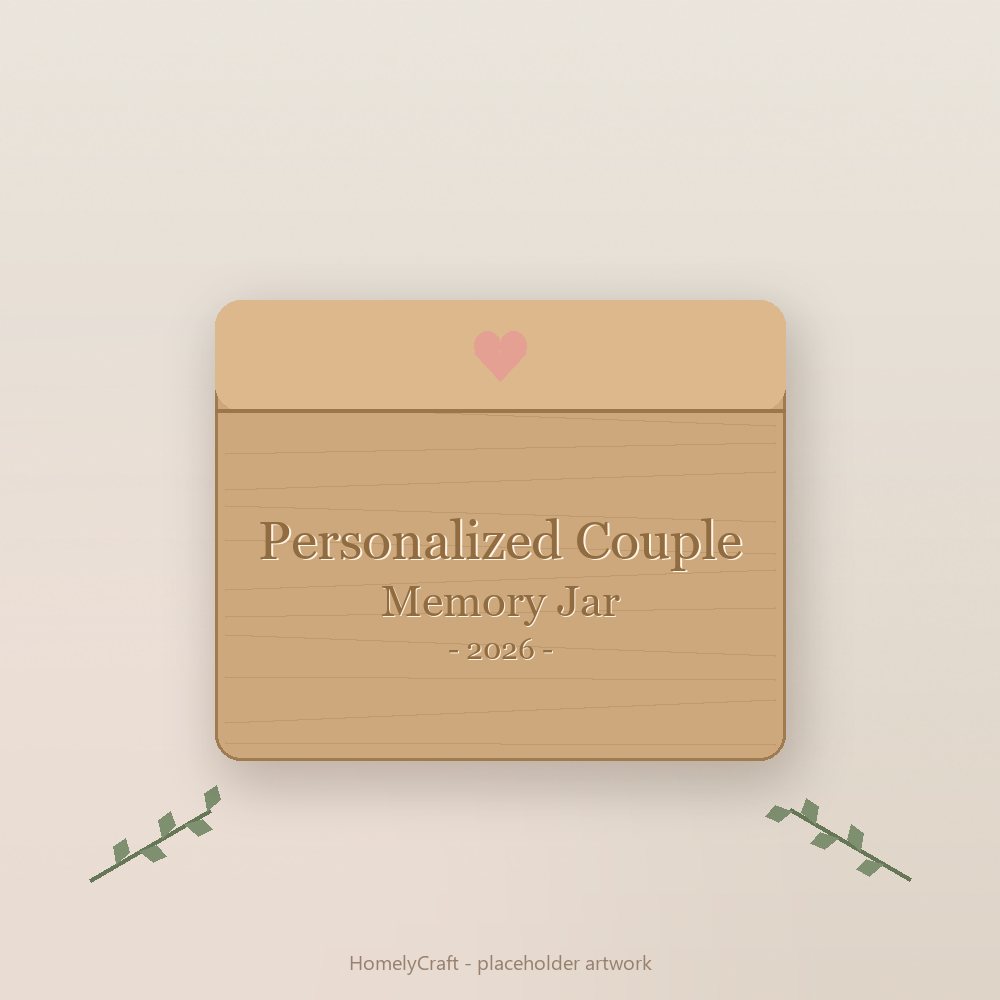 Personalized Couple Memory Jar