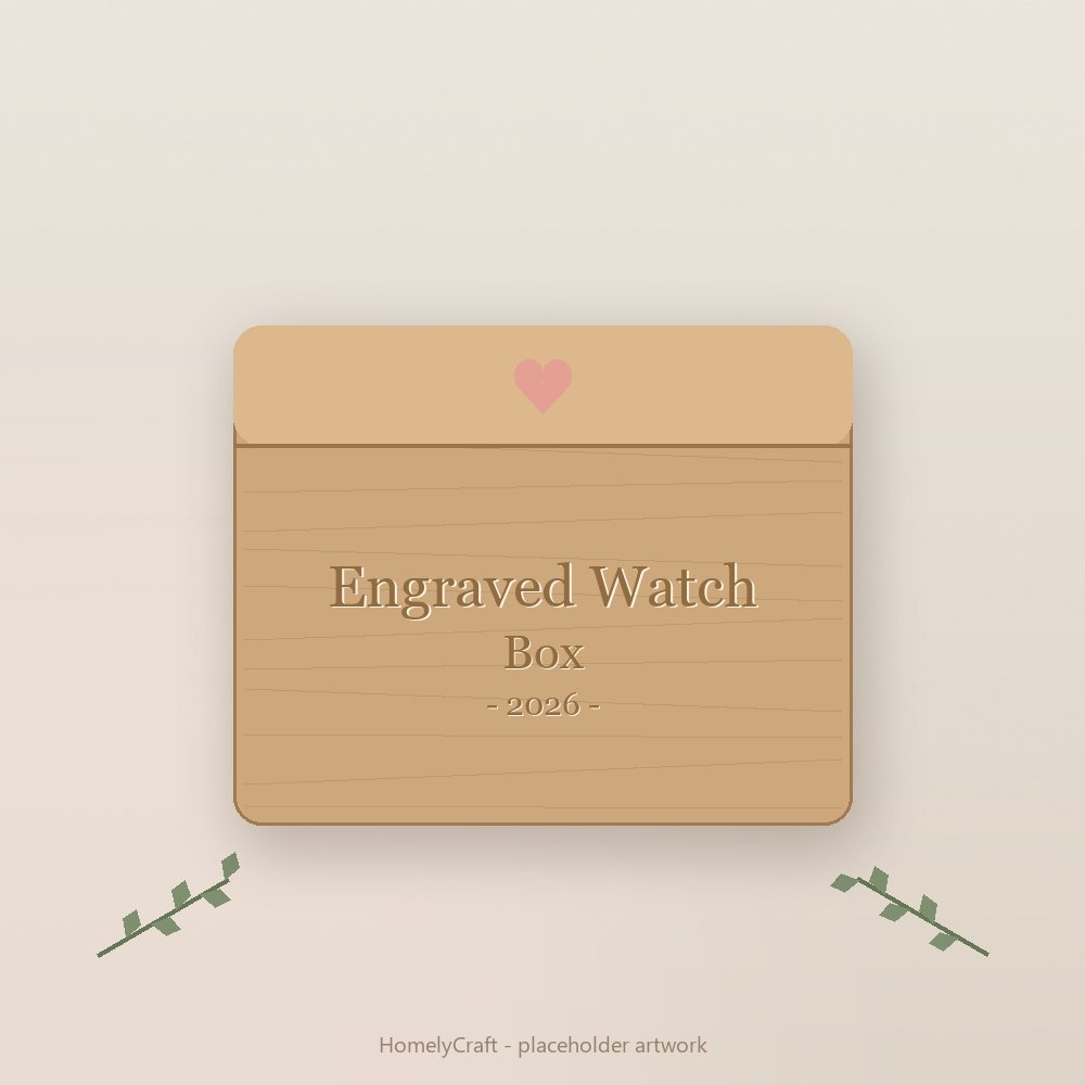 Engraved Watch Box
