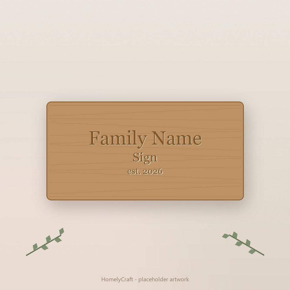 Family Name Sign