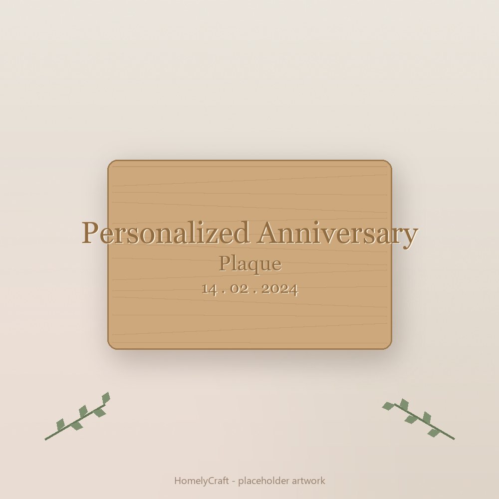 Personalized Anniversary Plaque