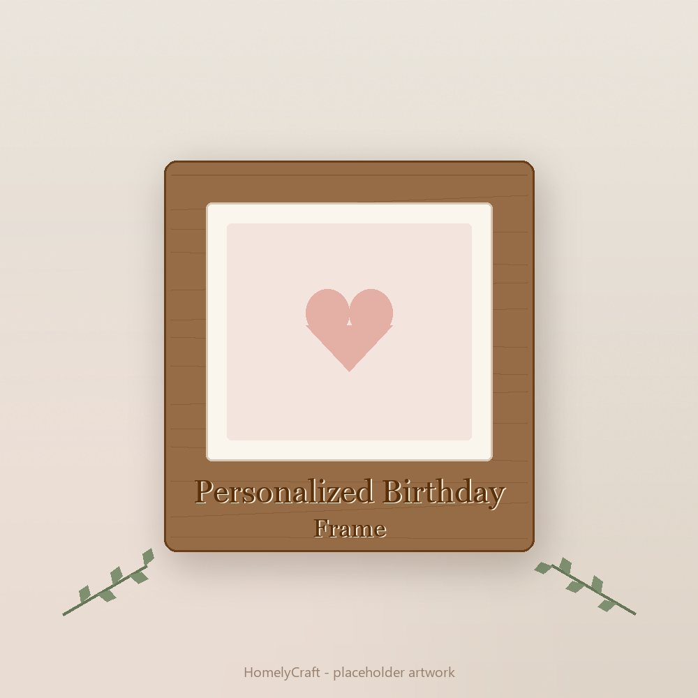 Personalized Birthday Frame